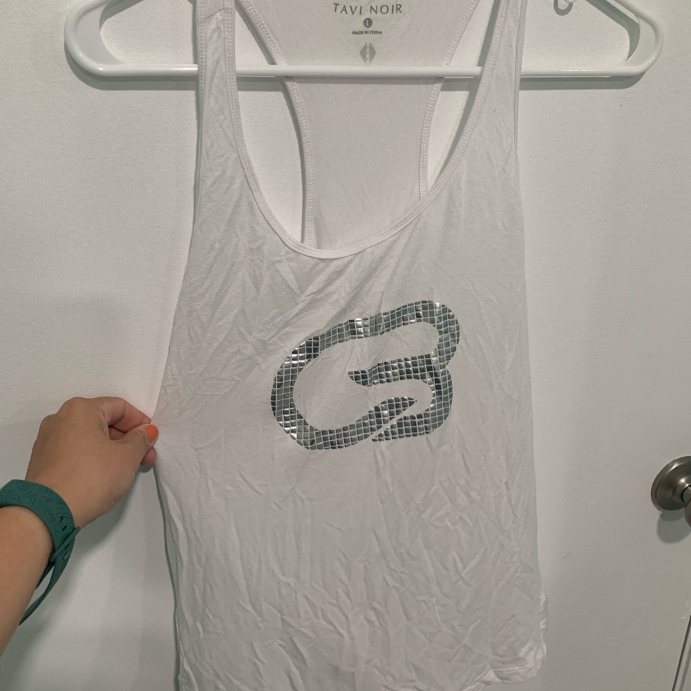White CycleBar Tank